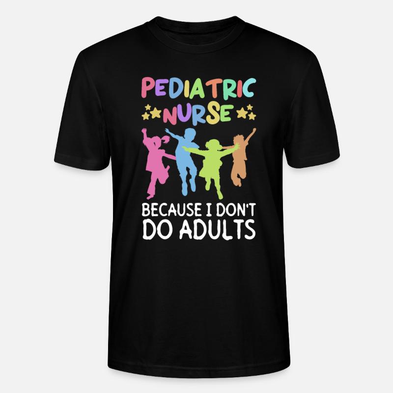 Kinder Krankenschwester Säugling Pädiatrie - Stanley/Stella Unisex Bio-T-Shirt CRAFTER - Schwarz