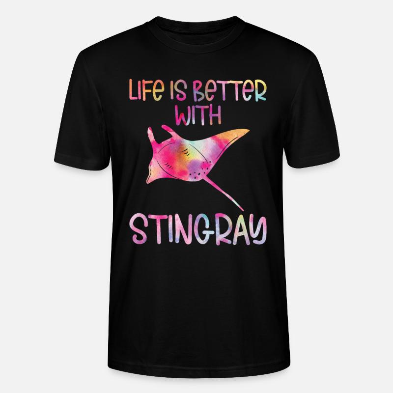 Stachelrochen - Stanley/Stella Unisex Bio-T-Shirt CRAFTER - Schwarz