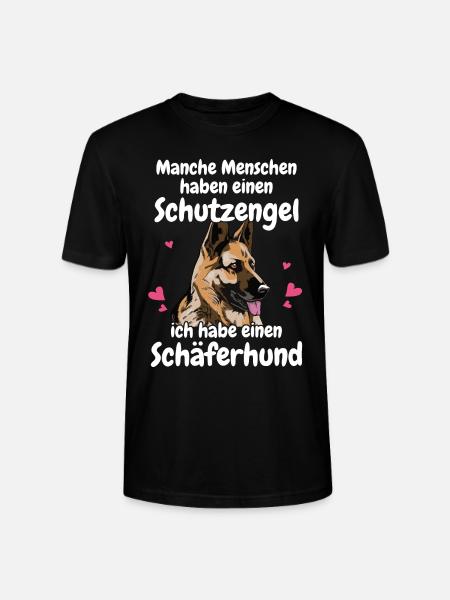 Deutscher Schäferhund Hund - Stanley/Stella Unisex Bio-T-Shirt CRAFTER - Schwarz