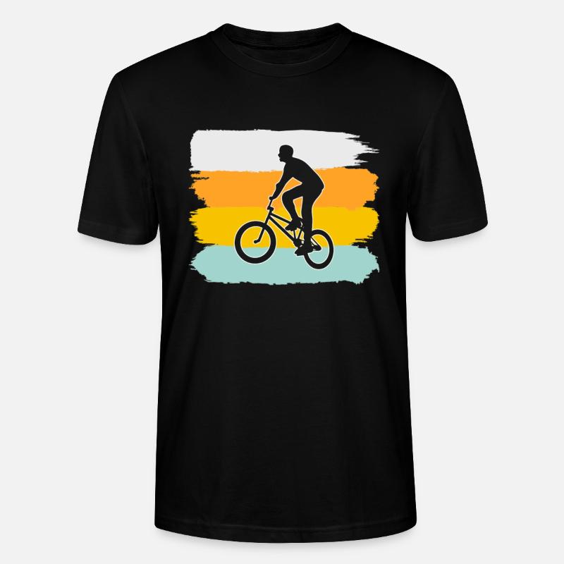 BMX Retro - Stanley/Stella Unisex Bio-T-Shirt CRAFTER - Schwarz