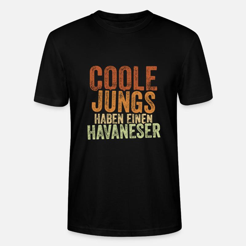 Havaneser - Stanley/Stella Unisex Bio-T-Shirt CRAFTER - Schwarz