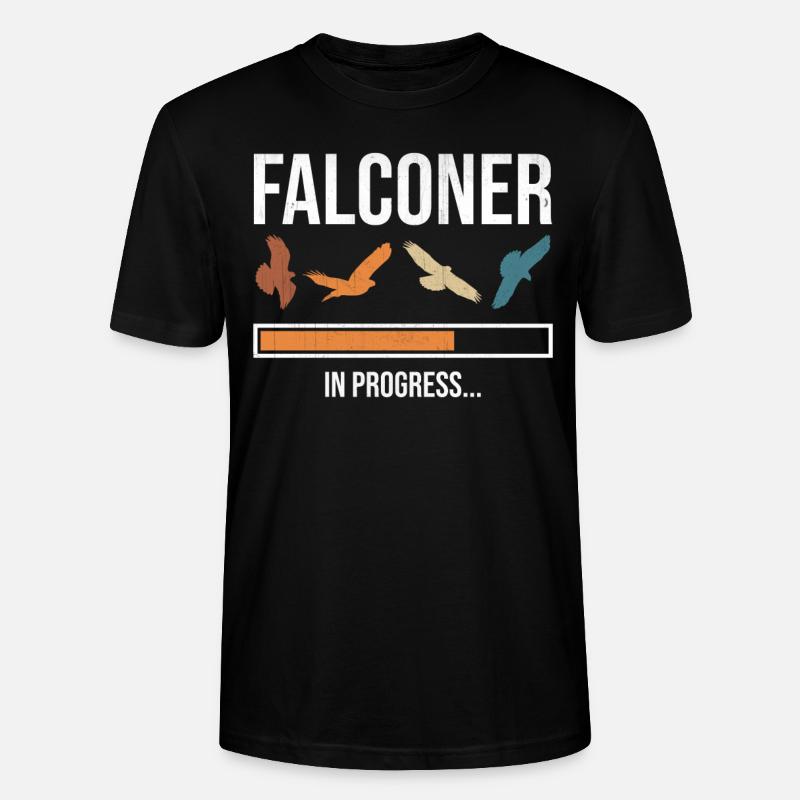 Falconer In Progress - Stanley/Stella Unisex Bio-T-Shirt CRAFTER - Schwarz