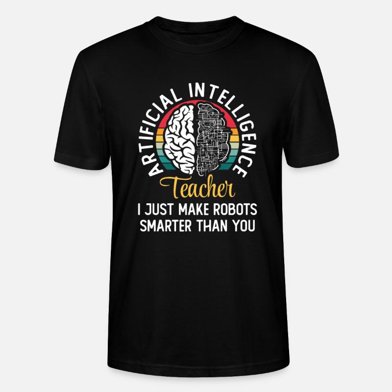Artificial Intelligence Teacher - Stanley/Stella Unisex Bio-T-Shirt CRAFTER - Schwarz