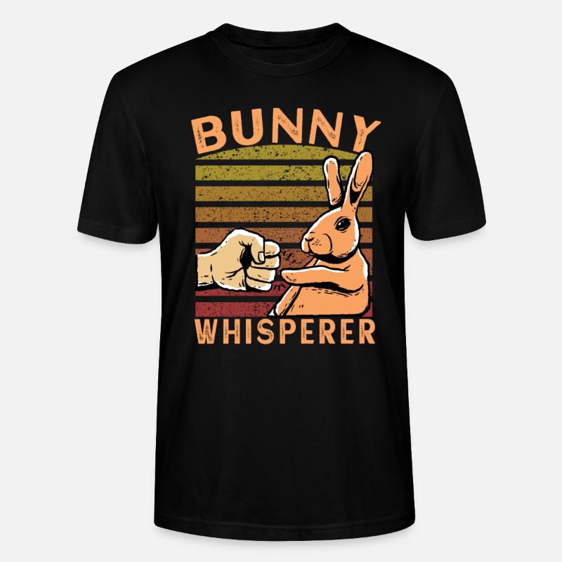 Hasenflüsterer - Stanley/Stella Unisex Bio-T-Shirt CRAFTER - Schwarz