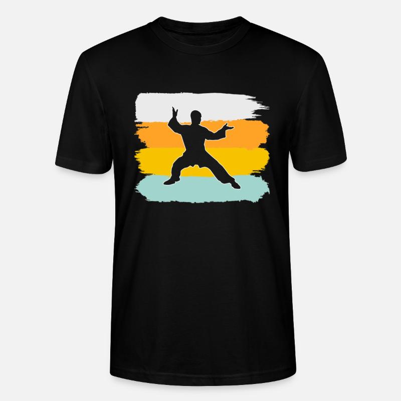 Kampfsport Retro - Stanley/Stella Unisex Bio-T-Shirt CRAFTER - Schwarz