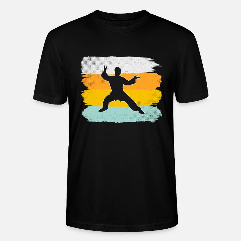 Kampfsport Retro - Stanley/Stella Unisex Bio-T-Shirt CRAFTER - Schwarz
