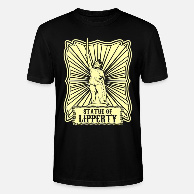 Hermannsdenkmal Statue de Lipperty - T-shirt bio CRAFTER Stanley Stella Unisexe - noir
