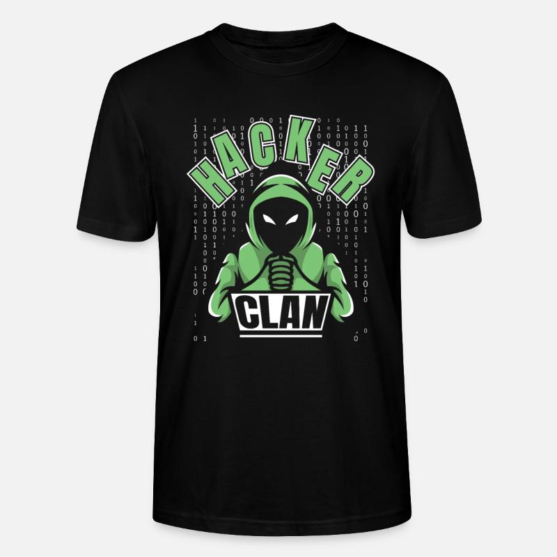 Entwickler Coder Programmierer Hacker - Stanley/Stella Unisex Bio-T-Shirt CRAFTER - Schwarz