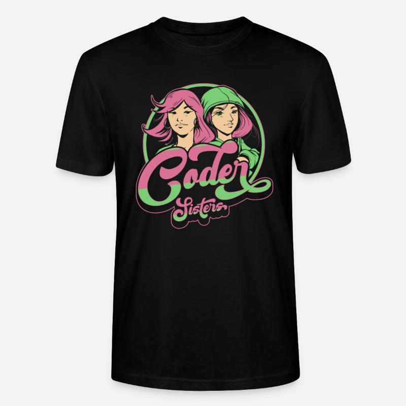 Développeur, Codeur, Programmeur, Soeur - T-shirt bio CRAFTER Stanley Stella Unisexe - noir