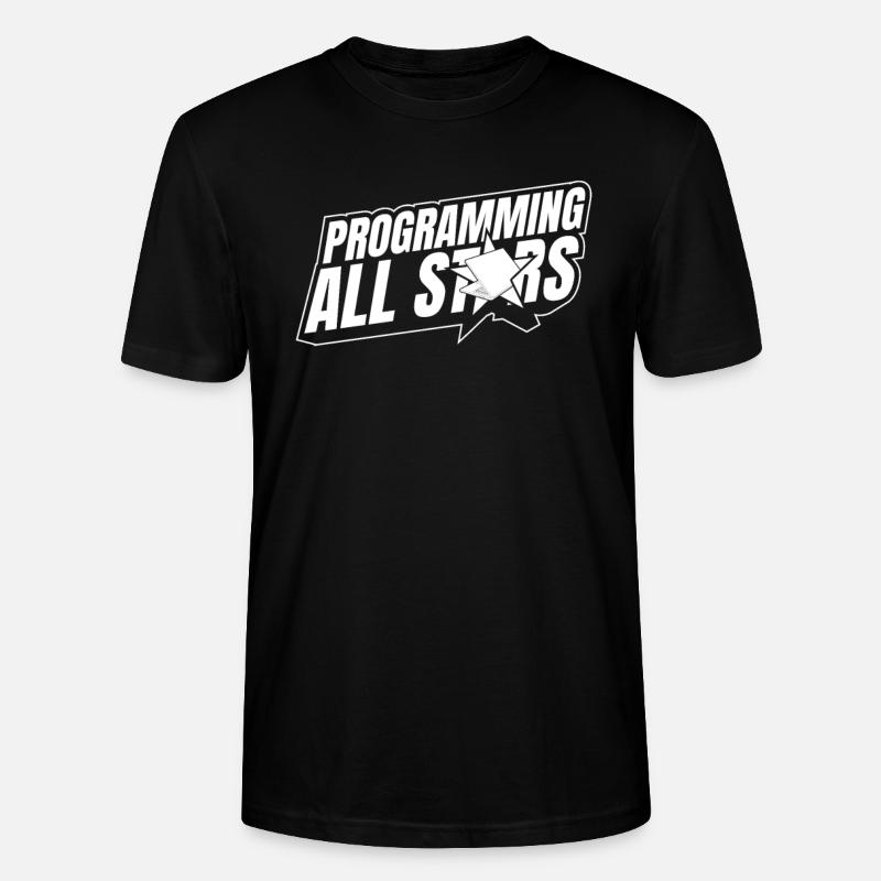 Developer Coder Programmer All Stars - Stanley/Stella CRAFTER Unisex Organic T-Shirt - black