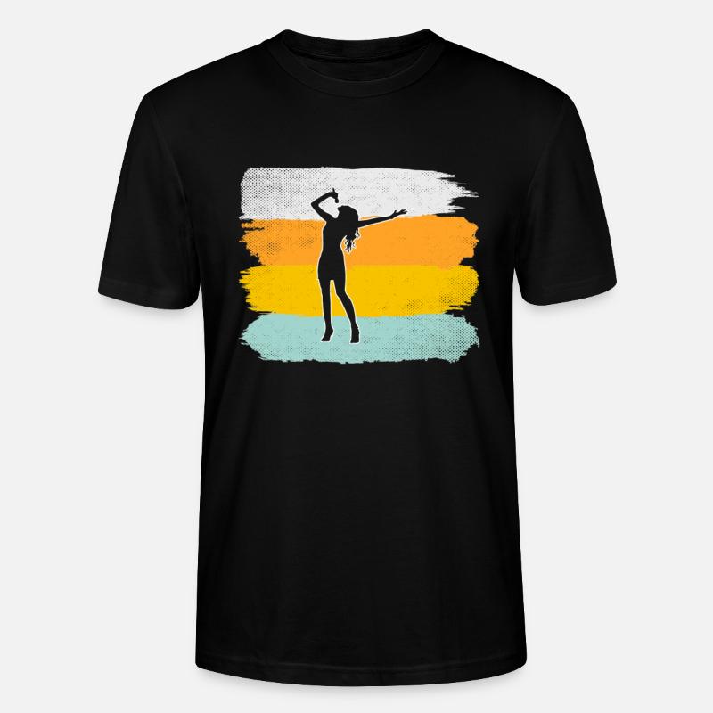 Singen Retro - Stanley/Stella Unisex Bio-T-Shirt CRAFTER - Schwarz