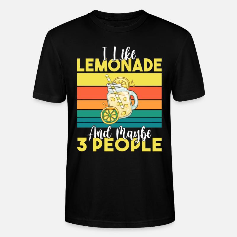 Limonade Geschenkideen - Stanley/Stella Unisex Bio-T-Shirt CRAFTER - Schwarz