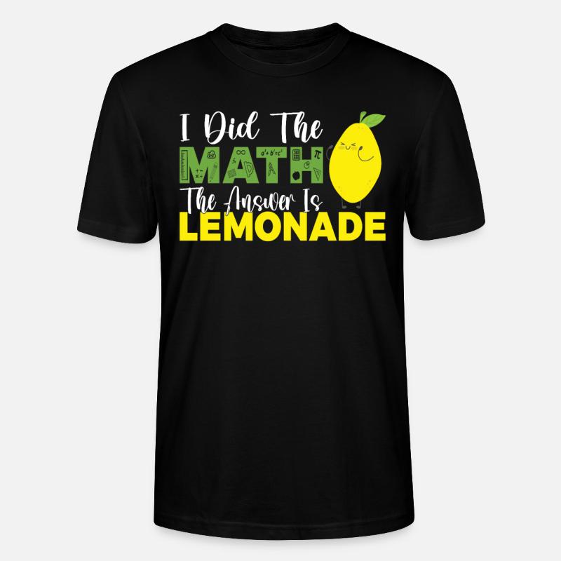 Limonade Geschenkideen - Stanley/Stella Unisex Bio-T-Shirt CRAFTER - Schwarz