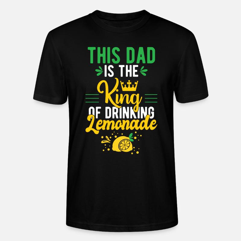 Limonade-Geschenk-Ideen - Stanley/Stella Unisex Bio-T-Shirt CRAFTER - Schwarz