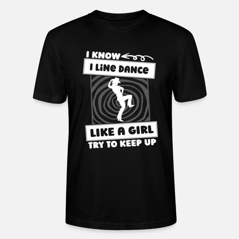 Line Dance Mädchen - Stanley/Stella Unisex Bio-T-Shirt CRAFTER - Schwarz
