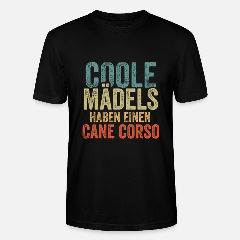 Cane Corso - Stanley/Stella Unisex Bio-T-Shirt CRAFTER - Schwarz