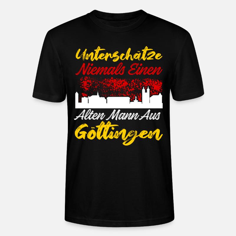 Göttingen - Stanley/Stella Unisex Bio-T-Shirt CRAFTER - Schwarz