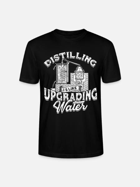 schnaps whiskey brennen schnapsbrenner geschenkide - Stanley/Stella Unisex Bio-T-Shirt CRAFTER - Schwarz