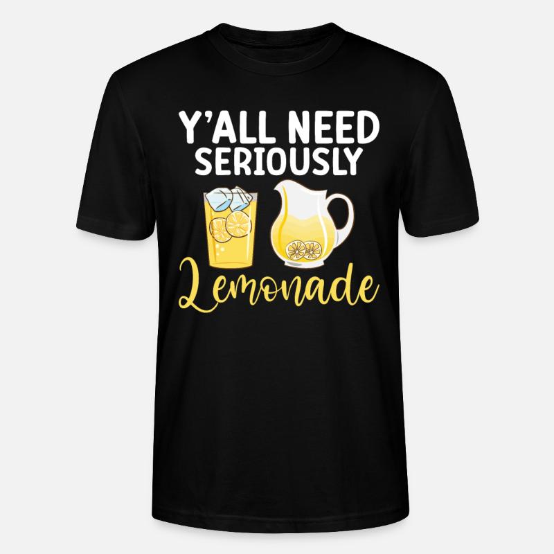 Limonade-Geschenk-Ideen - Stanley/Stella Unisex Bio-T-Shirt CRAFTER - Schwarz