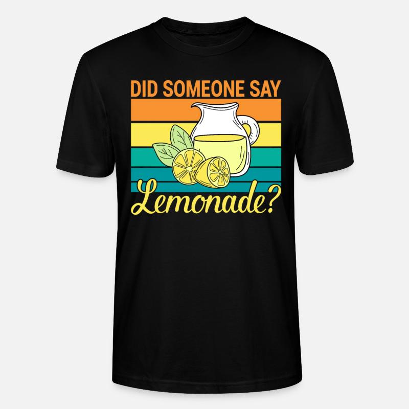 Limonade Geschenkideen - Stanley/Stella Unisex Bio-T-Shirt CRAFTER - Schwarz