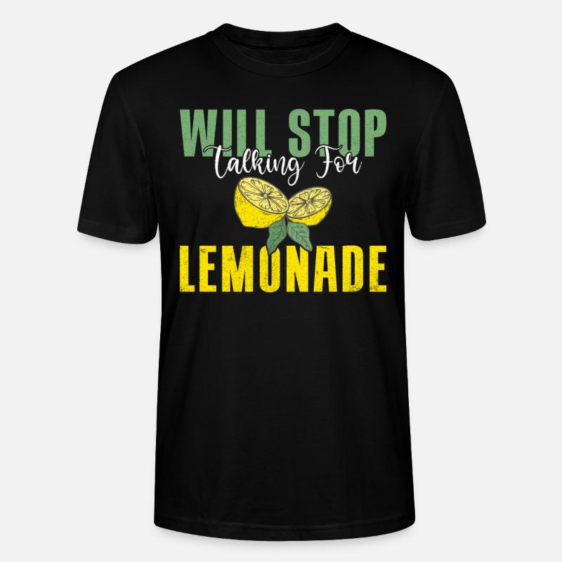 Idées cadeaux de limonade - T-shirt bio CRAFTER Stanley Stella Unisexe - noir