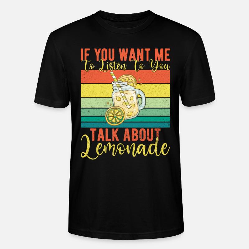 Limonade Geschenkideen - Stanley/Stella Unisex Bio-T-Shirt CRAFTER - Schwarz