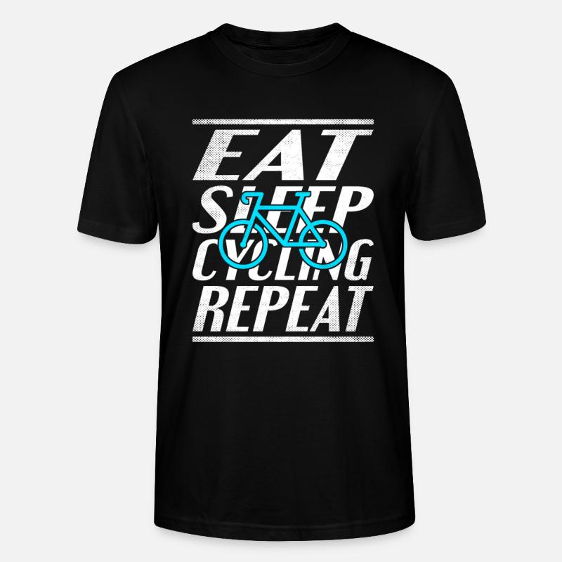 Alimentation Vélo de couchage - T-shirt bio CRAFTER Stanley Stella Unisexe - noir