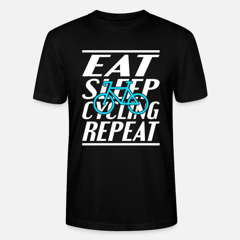 Alimentation Vélo de couchage - T-shirt bio CRAFTER Stanley Stella Unisexe - noir