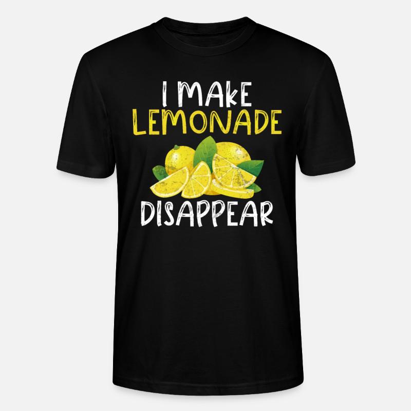 Limonade-Geschenk-Ideen - Stanley/Stella Unisex Bio-T-Shirt CRAFTER - Schwarz