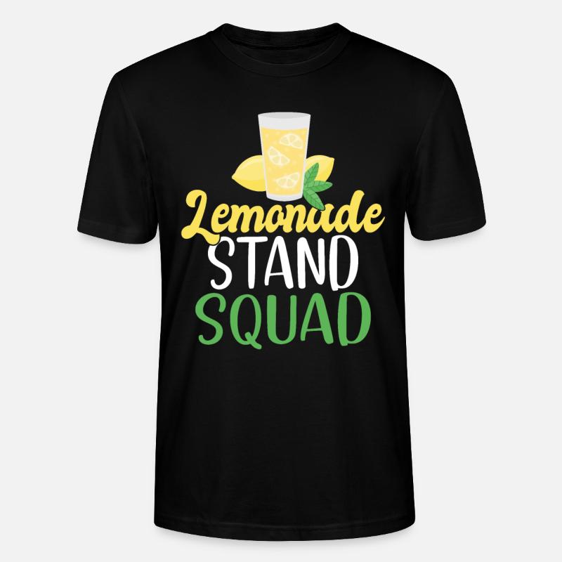 Limonade-Geschenk-Ideen - Stanley/Stella Unisex Bio-T-Shirt CRAFTER - Schwarz