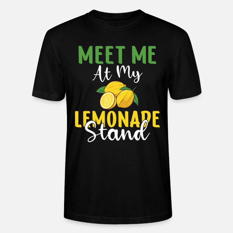 Limonade-Geschenk-Ideen - Stanley/Stella Unisex Bio-T-Shirt CRAFTER - Schwarz