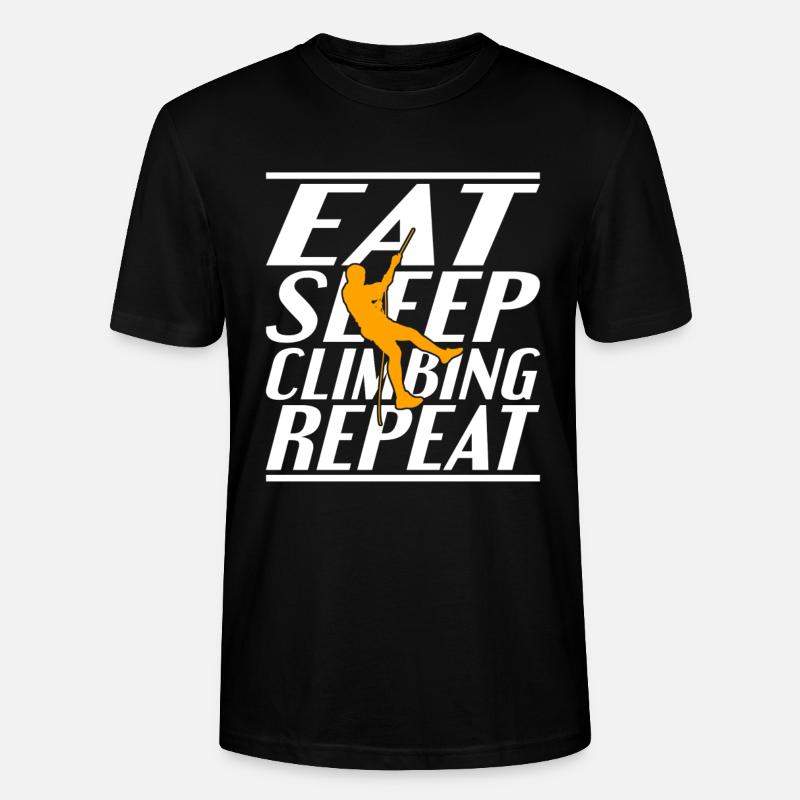 Manger dormir Escalade - T-shirt bio CRAFTER Stanley Stella Unisexe - noir