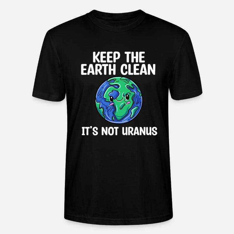 Uranus - Stanley/Stella Unisex Bio-T-Shirt CRAFTER - Schwarz