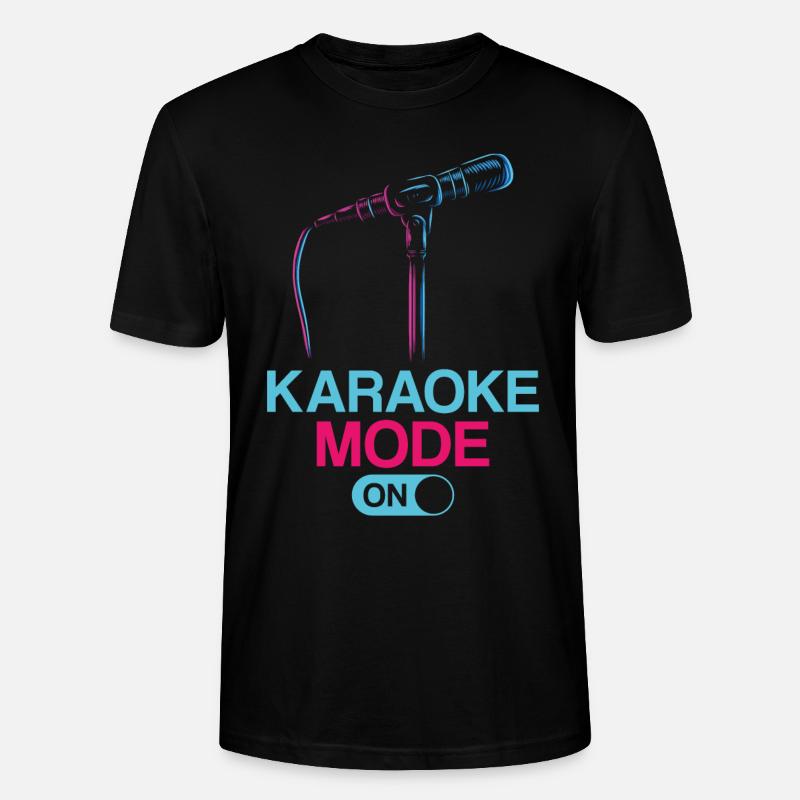 Karaoké Singer Mode Karaoké activé - T-shirt bio CRAFTER Stanley Stella Unisexe - noir