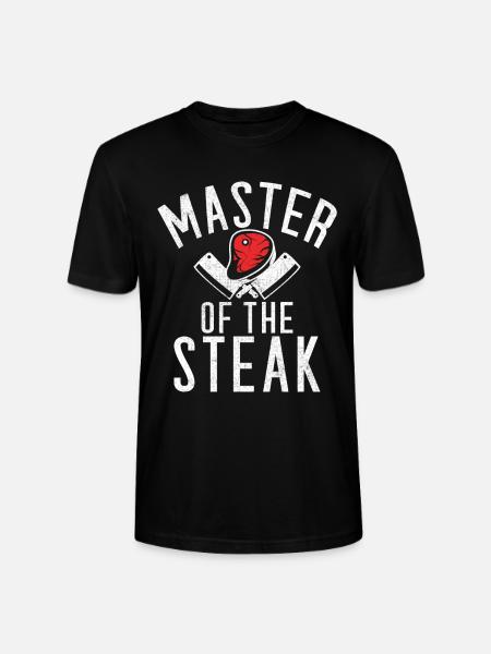 Steak Lover Steak Gift - Stanley/Stella CRAFTER Unisex Organic T-Shirt - black
