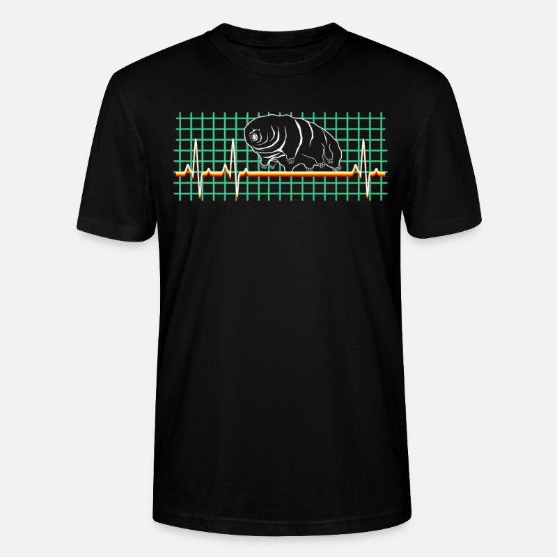 Tardigrade Wasserbär Bärtierchen - Stanley/Stella Unisex Bio-T-Shirt CRAFTER - Schwarz