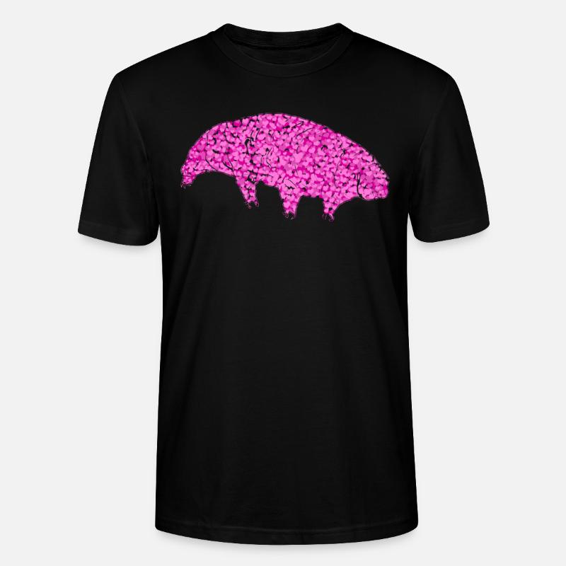 Tardigrade Wasserbär Herzen Bärtierchen - Stanley/Stella Unisex Bio-T-Shirt CRAFTER - Schwarz