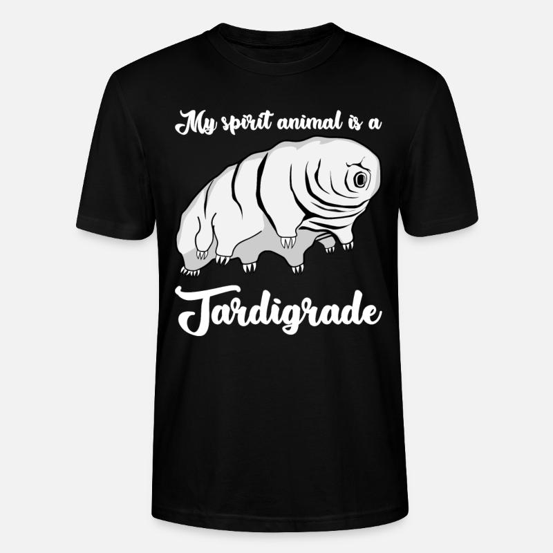 Tardigrade Wasserbär lustig Bärtierchen - Stanley/Stella Unisex Bio-T-Shirt CRAFTER - Schwarz