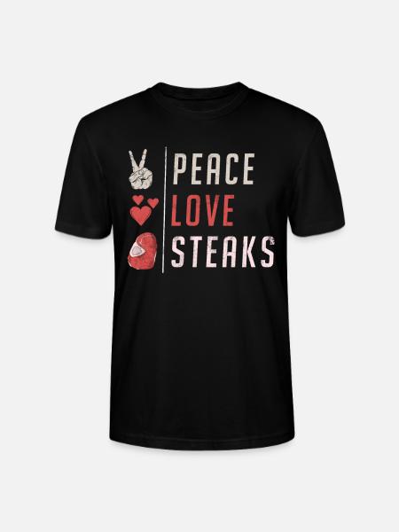 Steak Lover Steak Geschenk - Stanley/Stella Unisex Bio-T-Shirt CRAFTER - Schwarz