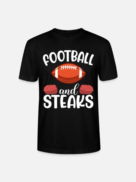 Steak Lover Steak Geschenk - Stanley/Stella Unisex Bio-T-Shirt CRAFTER - Schwarz