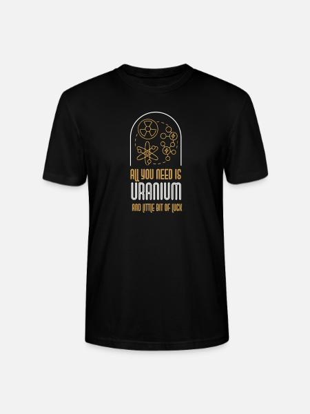 Nuclear power plant Nuclear energy Renewable energy - Stanley/Stella CRAFTER Unisex Organic T-Shirt - black