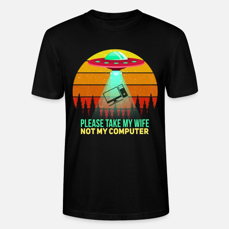 Witziger Zocker Programmierer Spruch - Stanley/Stella Unisex Bio-T-Shirt CRAFTER - Schwarz