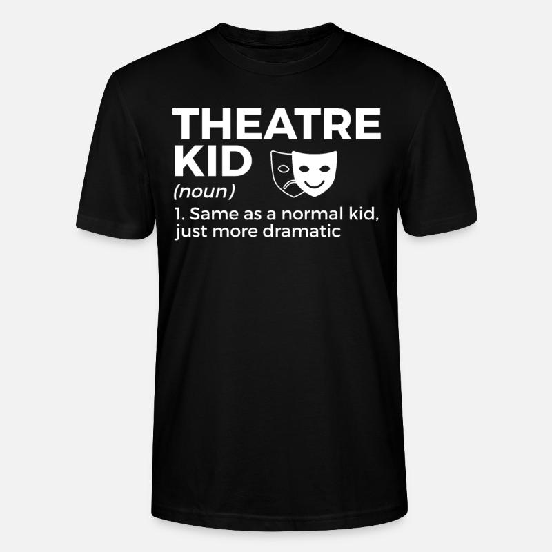 Acteurs de théâtre - T-shirt bio CRAFTER Stanley Stella Unisexe - noir