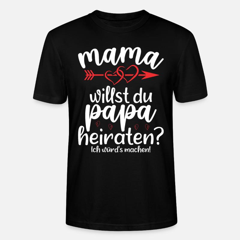 Wenn Sie Hinter Dir Stehen - Stanley/Stella Unisex Bio-T-Shirt CRAFTER - Schwarz