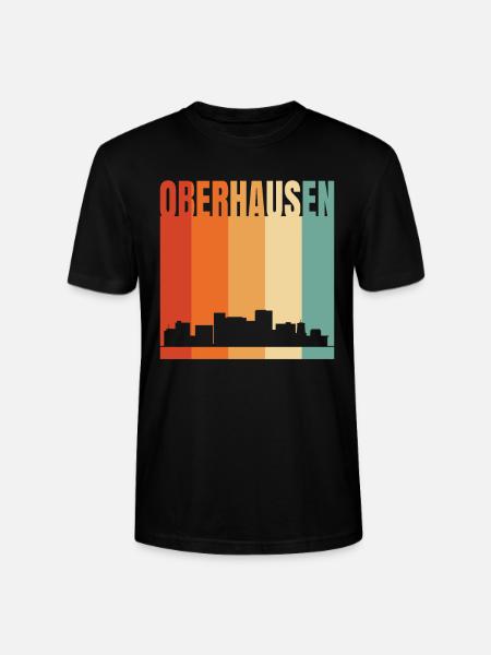 Oberhausen Skyline - Stanley/Stella CRAFTER Unisex Organic T-Shirt - black