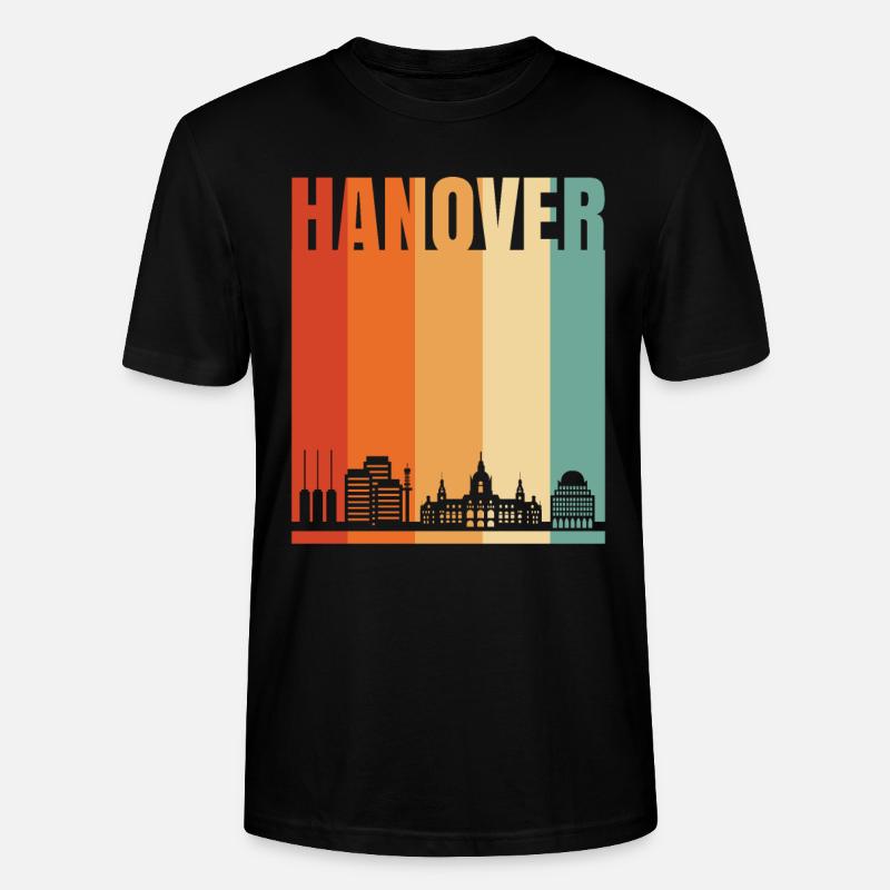 Hannover - Stanley/Stella Unisex Bio-T-Shirt CRAFTER - Schwarz
