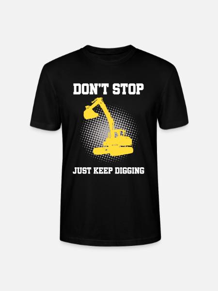 Baggerführer für Bagger und Sandbagger - Stanley/Stella Unisex Bio-T-Shirt CRAFTER - Schwarz