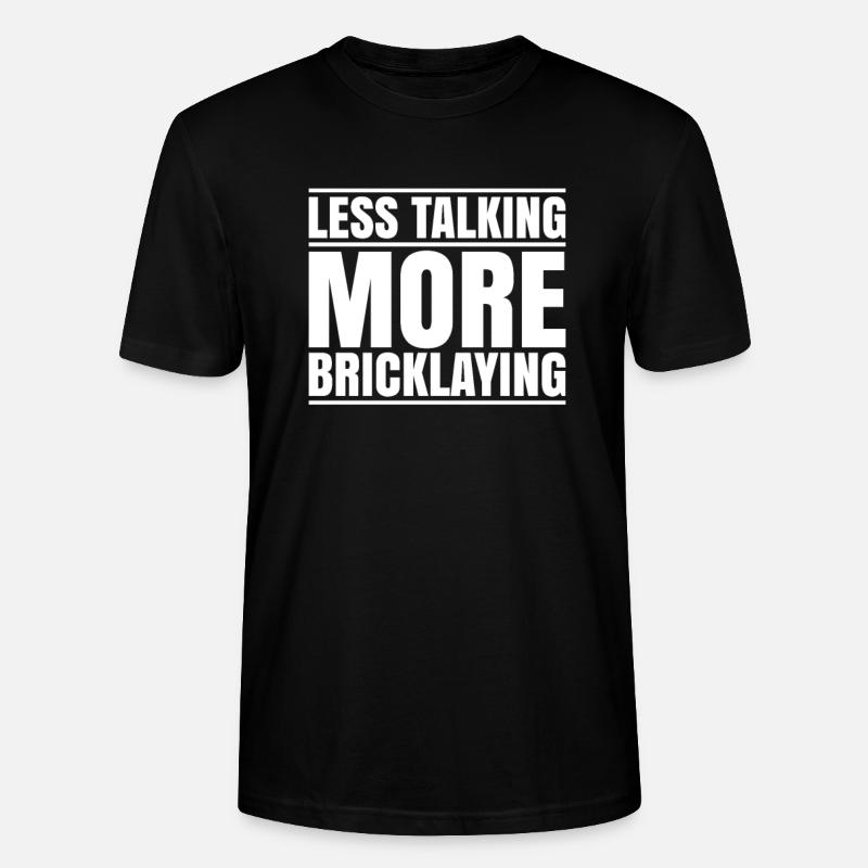 Master Masonry Masonry Bricklayer Mason - Stanley/Stella CRAFTER Unisex Organic T-Shirt - black