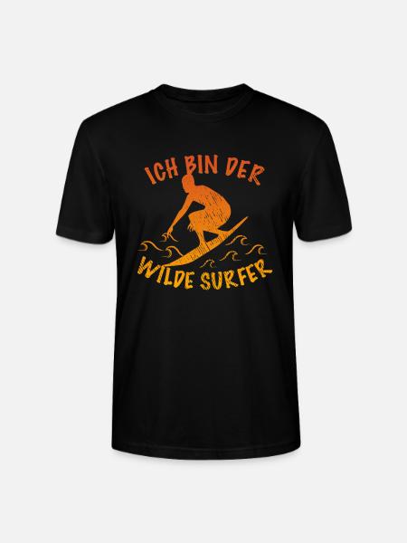 Citation de surf - T-shirt bio CRAFTER Stanley Stella Unisexe - noir