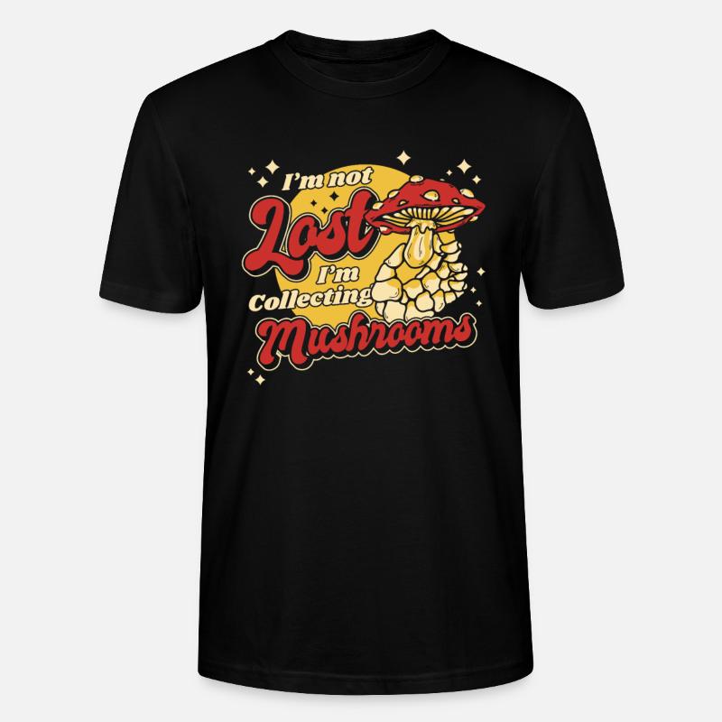 Champignons Champignons Champignon Champignon - T-shirt bio CRAFTER Stanley Stella Unisexe - noir